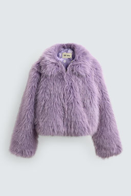 FAUX FUR JACKET HARRY LAMBERT FOR ZARA X DISNEY