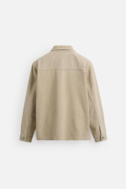 PAINT SPLATTER WASHED JACKET - Zara фото 8