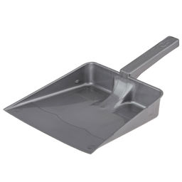 Совок для мусора из полипропилена №1 21,5х26,5см, малый, серый металлик (Россия)