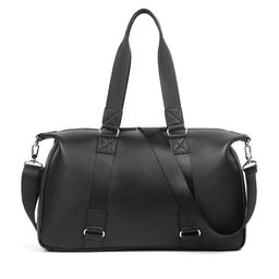 Дорожная сумка, кожа, MIRONPAN 1147 Черный