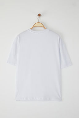 TRENDYOL MAN Siyah Unisex Regular/Normal Kesim Ay?c?k Bask?l? %100 Pamuklu T-Shirt TMNSS25TS00161 - Trendyolmilla фото 42