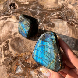 Срез (экран) из камня Лабрадор полированный - Радуга самоцветов фото 3