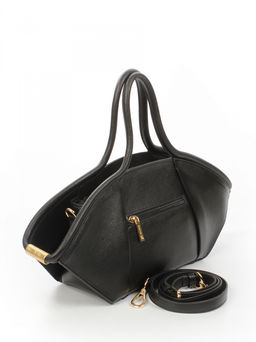 LACCOMA сумка АУ4726-2П-черный натуральная кожа хлопок