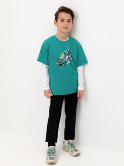 КР 400583-1/черный брюки для мал