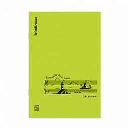Цена за 3 шт. Тетрадь для нот на скобе c пластиковой обложкой ErichKrause CoverProBook Music Valley, зеленый, А4, 24 листа_MIX-PACK  фото 4