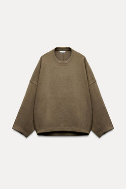 OVERSIZE SOFT SWEATSHIRT - Zara фото 4