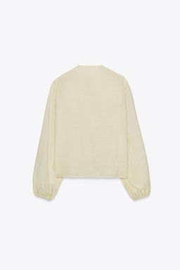 ROMANTIC RUFFLED BLOUSE - Zara фото 11