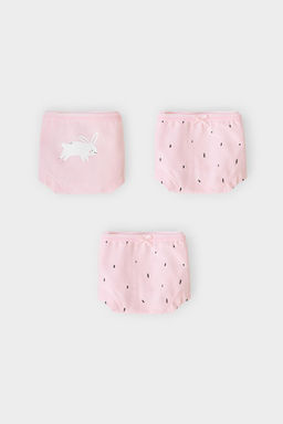 Crockid _ К 1964-3уп/бежево-розовый,штрихи трусы для дев  фото 3