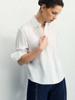 Рубашка прямого кроя из вискозы / Zarina