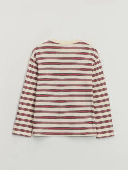 Базовый лонгслив из хлопка с принтом / Zarina  фото 2