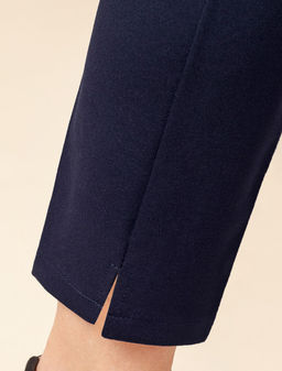 Брюки "дудочки" из плотного джерси