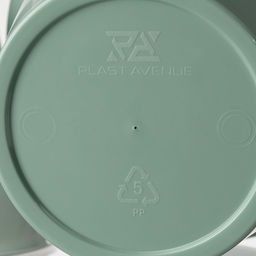 Цена за 2 шт. Кашпо для цветов со вставкой «Порто», 1 л, цвет нефрит