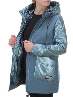 BM-926 GRAY/BLUE Куртка демисезонная женская АЛИСА (100 гр. синтепон) - Fashion фото 9