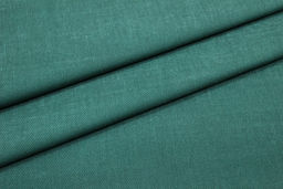 Джинс с ворсом цв.Винтажный темный изумруд, СОРТ2, ш.1.5м, хлопок-100%, 330гр/м.кв - Купава фото 2