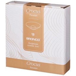 ТАРЕЛКА СУПОВАЯ BRONCO CROCUS 22,5 СМ 700 МЛ ЧЕРНАЯ  фото 2