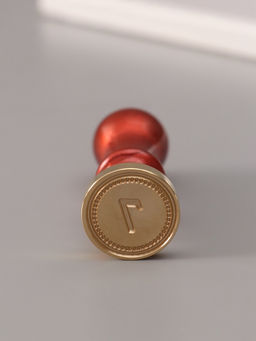 Печать для сургуча с пластиковой ручкой «Классика цифра 7», 2.5×2.5×6.3 см