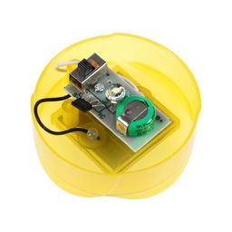 Цена за 2 шт. Садовый светильник «Тюльпан жёлтый», уличный, на солнечной батарее, 5×29×4 см, 1 LED, свечение белое