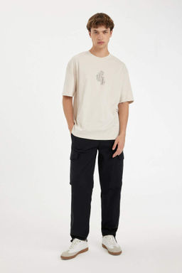 Pantolon Wide Leg Kargo Cepli Parasut Genis Bol Paca - Defacto фото 2