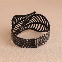 Подхват для штор Листья, d = 7 6 см, цвет чёрный - Simaland фото 3