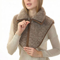 Согрев линия Воротник отложной арт.1200305-33 жен. МАРРОНЕ