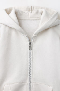 SUDADERA CREMALLERA B?SICA / Crudo - Zara фото 5