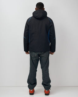 Горнолыжная куртка мужская зимняя темно-синего цвета 7617TS - Mtforce фото 12