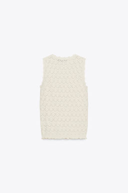 POINTELLE KNIT TOP - Zara фото 5