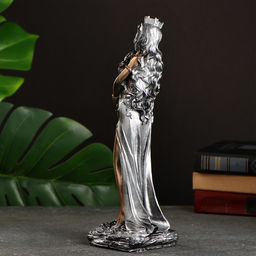 Фигурка полистоун Богиня Фортуна, золото с серебром, 29?10 см - Хорошие сувениры фото 3