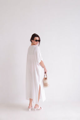 Martichelli Платье пляжное белое  фото 9