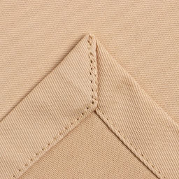 Набор салфеток с декоративными кольцами Beige pleasure, 40×40 см - 2 шт., 100% хлопок, саржа 190 г/м²