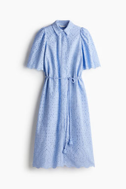 Vestido camisero con bordado ingl?s - H&m фото 2