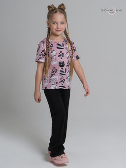 Костюм Лето коты лео-черный - Sovalina фото 19