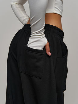 Утепленные брюки с начесом футер багги - Nota bene фото 17