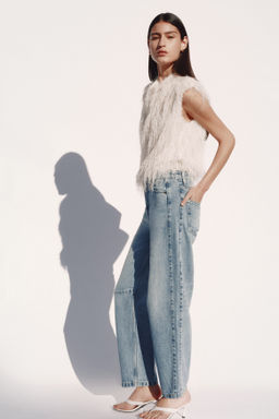 Barrel High Waist Ankle Jeans - H&m фото 2