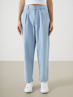 Beli Lastikli Carrot Fit Kad?n Jean Pantolon