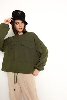 Костюм AURA 8005-164 хаки+кремовый  фото 2