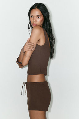 INTERLOCK SHORTS - Zara фото 18