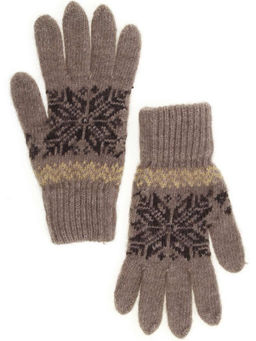 Перчатки женские "Снежинка с зигзагом" 5322-9