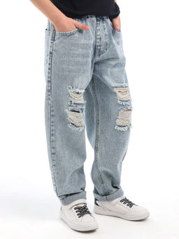 Джинсы-бананы для мальчиков - Синий мир фото 9