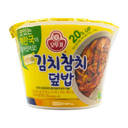 Готовый вареный рис с кимчи и тунцом Cupbap Bowl Otoki (Ottogi), Корея, 315 г Акция