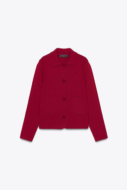 FLORAL BUTTON KNIT JACKET - Zara фото 3