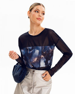 Лонгслив из сетки - Sahar art lab фото 5