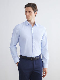 Slim Fit Uzun Kollu ?izgili Erkek G?mlek