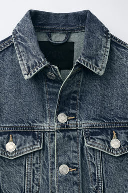 SOBRECAMISA DENIM / Azul / Verde - Zara фото 4