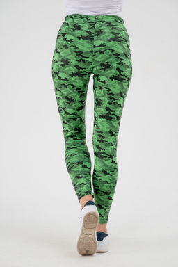 Легинсы женские из вискозы Fitness зеленый - Амадэль фото 4