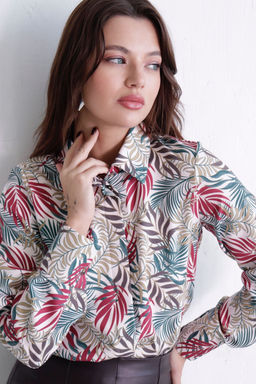 Рубашка с супатной застёжкой свободного силуэта - Martichelli фото 24