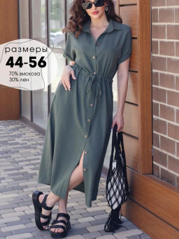 РАСПРОДАЖА Платье Сафари_929/хаки