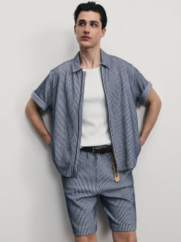 Шорты relax в полоску / Zarina  фото 2