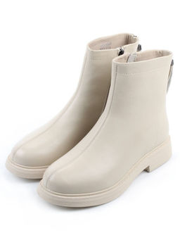 01-XKL21-225R BEIGE Ботинки демисезонные женские (натуральная кожа, байка)