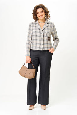Костюм Aira Style 24246 Беж+графит